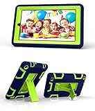 Fire 7 case, Fire 7 2015 case, Asstar 3 in 1 Hybrid Shockproof Impact Resistant Armor Kickstand Defender Protection Case for Amazon Fire Tablet (7 inch Display, 2015 Release Only) (Navy)