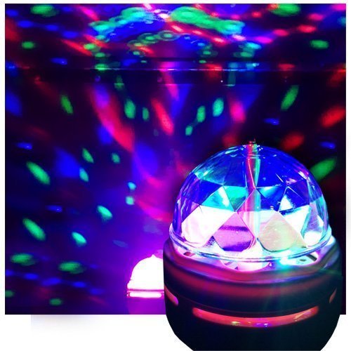 LED Disco Party Bulb, Disco Light, DJ Light for Party's, Chrystal Ball Effect - Ships from USA - Thumbnail 3