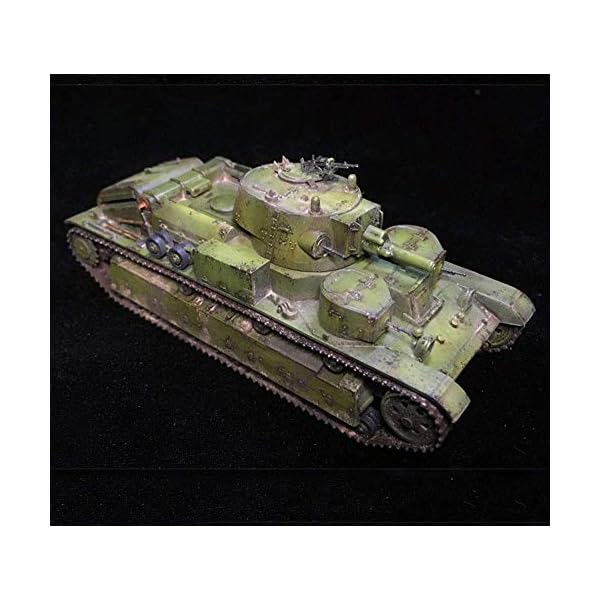 XHH Panzermodell Military Tank Puzzle Model Kits, UDSSR T-28 Modell mit mittlerem Panzer im Maßstab 1:35… – Bild 4