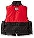 Mustang Survival - Accel 100 Fishing Vest for Adults (Red & Black - 2XL) Three Buckle System, Fleece Lined Collar and Pockets for Warmth