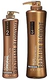 Brazilian Blowout Original Professional Solution Step 2 (12 oz) and Brazilian Blowout Acai Deep Conditioning Masque Step 3 (24 Ounce)