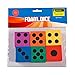Kicko Big Foam Dice - 36-Piece Set of 1.5 Inch Square Big Dice - Assorted Color Foam Cubes with 1-6 Black Numbering Dots - Engaging Educational and Entertaining Dice Toy for Kids