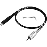 TOVOT 42 Inch Flexible Shaft Rotary Tool with 1/8 Chucks Flexible Rotary Drill Tool