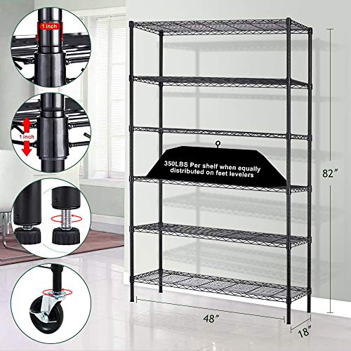 2 Storage+Shelving+Casters+Restaurant+Kitchen