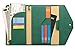 ZOPPEN Rfid Blocking Passport Holder for Women Passport Cover Travel Wallet Document Organizer ver.4, Forest Green
