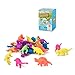 IPIDIPI TOYS Water Growing Dinosaur Toys for Kids – Party Favors, Birthday Surprises, Goodie Bag Stuffers, Piñata Prizes, Classroom Rewards – Assorted Color, Pack of 32