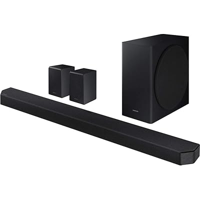 Buy Samsung Hw Q950t 9 1 4ch Soundbar Dolby Atmos And Dts X Alexa Built In 2020 True Surround Sound Including Wireless Subwoofer Rear Speakers Bundle W 2 Deco Gear Hdmi Cable 1yr Support Extension