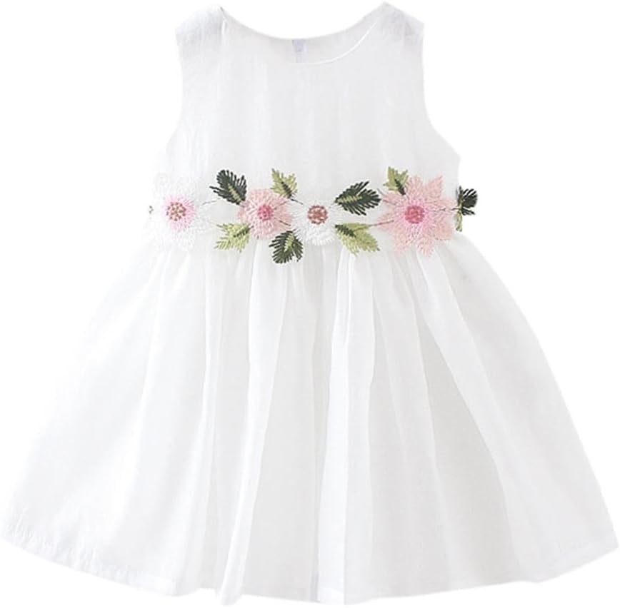 baby girl white sundress