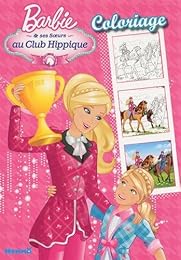 F80111/1 - Barbie & ses Soeurs au Club Hippique - Coloriage