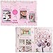 baby memory books for girls | Pink Keepsake Journal With 12 3D Magnetic Butterfly &15 Monthly Milestone Stickers