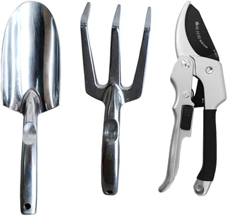 Amazon Co Jp ガーデニングツールセット マグネシウム合金重ガーデニングツール 家庭用植栽ツールガーデンショベル 掘削ショベル 移植ショベル ホーム キッチン