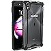 Poetic Affinity-OneTouch-Idol4-Black Alcatel Case, Poetic Affinity Series Premium Thin, No Bulk, Slim Fit, Clear, Dual Material Protective Bumper Case for OneTouch Idol 4 – Black/Clear