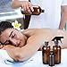 Glass Spray Bottle Set, Wedama Amber 6 10 ml Essential Oil Roller Bottles Kits with 10 Empty Glass Spray Bottle (16/4/2oz) & Accessories for Aromatherapy Facial hydration Watering Flowers Hair Care
