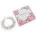 Holylove Statement Necklace for Women Novelty Jewelry Pink Peach Gift Box-8058Pinkpeach Set