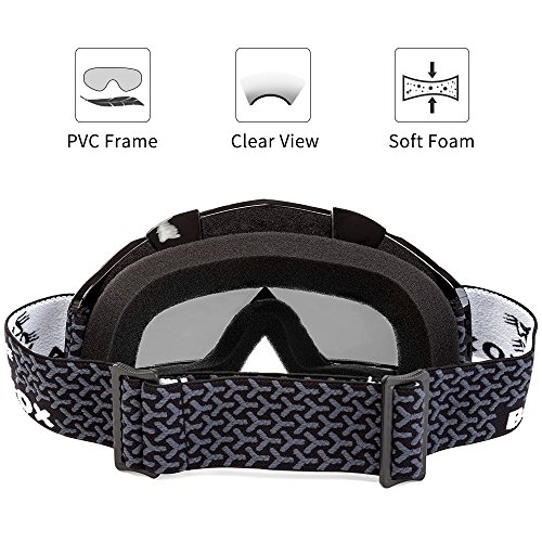 BATFOX Motorcycle ATV Goggles Dirt Bike Motocross Safety ATV Tactical