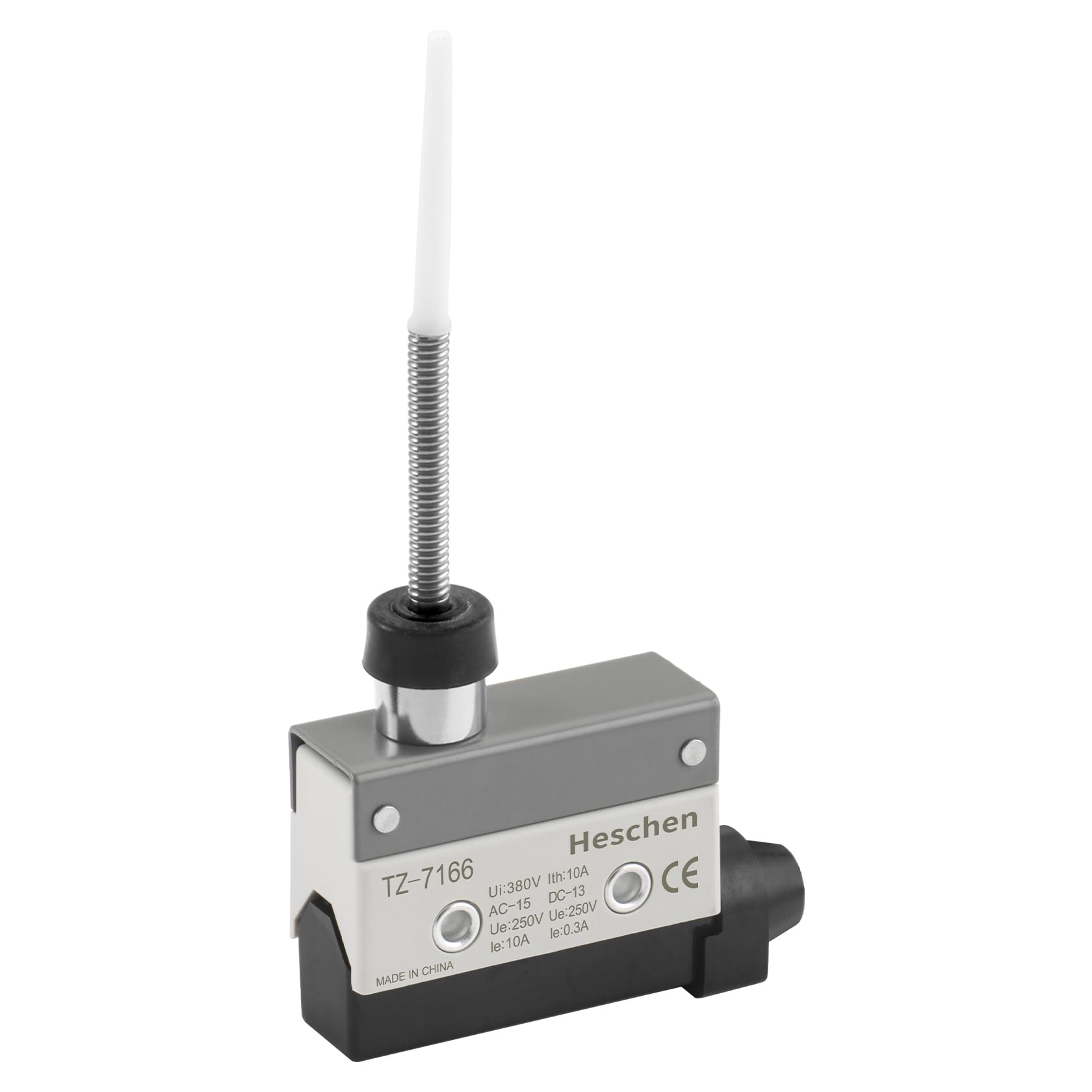Heschen Horizontal limit switch TZ-7166 momentray spring stick actuator AC 380V 10A single pole