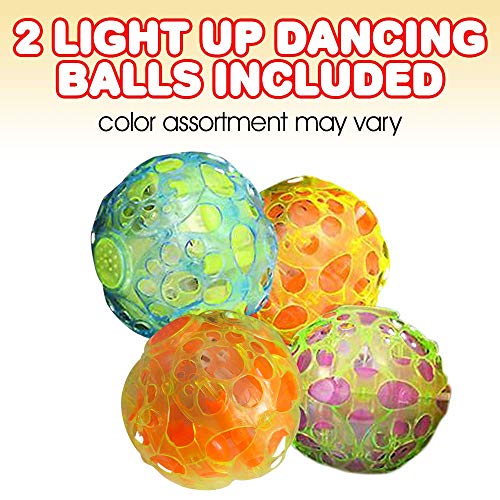 ArtCreativity LightUp Dancing Ball with Sound Effects, Set of 2, LED