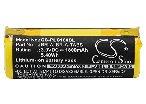 Replacement Battery For PANASONIC Automated Meter Reading, BR-A, BR-A-TABS, (1800mAh/5.40Wh)