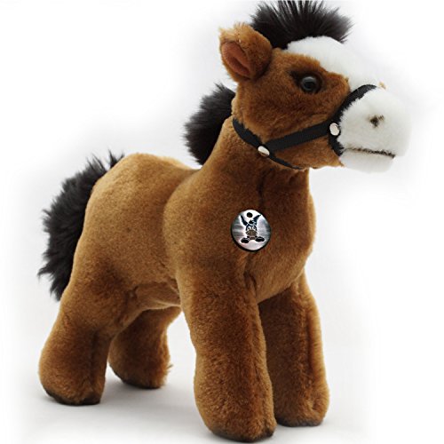 Pony Spirit Pferd Isländer Vollblut braun mit Halfter Plüschtier Kuscheltier Plüschpferd Pferdchen 22 cm – Bild 6