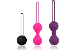 Kegel Ball 3 pcs Set,Balls for Pelvic Strength Women, Kegel Exerciser, Pelvic Floor Muscle.Kegel Exercise Products for Beginn