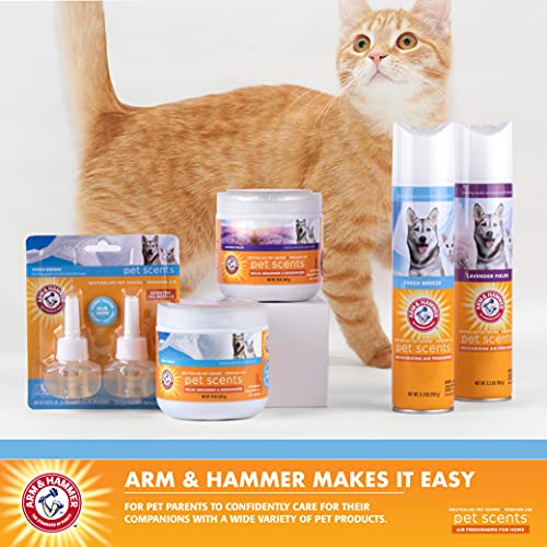 Arm & Hammer For Pets Air Care Pet Scents 3 Wick Deodorizing Soy Candle