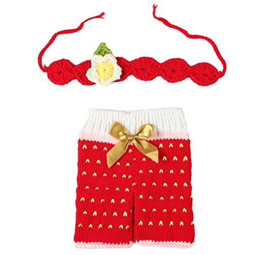 Zhuhaitf Fashion Baby Boy Girl Crochet Knit Costume Photo Prop Outfit 2232