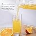 Water Pitcher, OCUBE Food-Grade Plastic Acrylic Juice Jugs with Lid(1.1 Liters) Shatterproof and Heat Resistant Party Pitcher for Water,Iced Tea,Orange Juice,Lemonade,Milk and More Beverages-Clear
