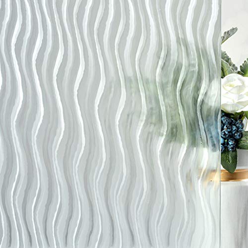 VELIMAX Window Privacy Film Static Window Cling Decorative Window Cover