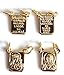Brown Scapular Medal Catholic Adjustable Bracelet for Women