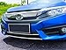 Rqing For Honda Civic 10th 2016 2017 2018 Chrome Front Lower Grill Grille Mesh Cover Trims -2PCS