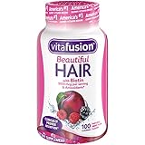 Vitafusion Vitafusion Beautiful Hair Gummy Vitamins, 100ct, Berry Plum, 100 Count