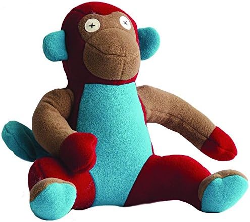 Cate and Levi 16" to 22" Handmade Softy Monkey Stuffed Animal (100% USA Polar Fleece)
