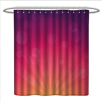 Anniutwo Orange And Pink Shower Curtain Collection By Ombre
