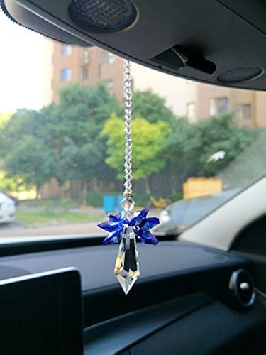 Crystal Guardian Angel Suncatcher Car Charms for Rear View Mirror