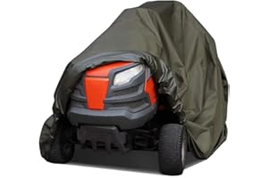 Riding Lawn Mower Cover for Husqvarna YTH21K46 2010-2012 46 inch Deck, 210D Oxford All-Weather Protection Waterproof UV Outdo