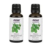 NOW Foods Peppermint Oil, 1 Ounce (Pack of 2)