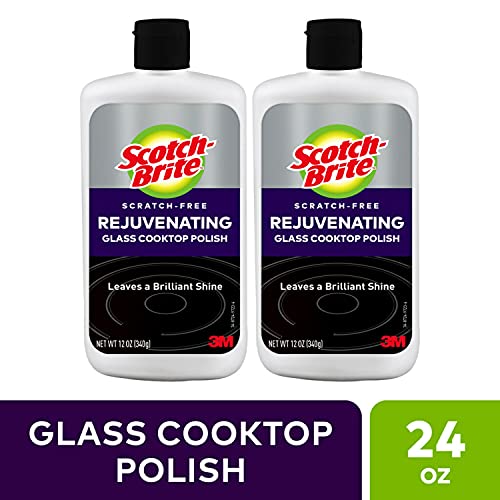 ScotchBrite Rejuvenator Cooktop Polish, 12 Ounce (Pack of 2), 2 Count