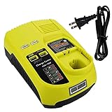 VINIDA P117 P118 Dual Chemistry IntelliPort Charger Li-ion & Ni-cad Ni-Mh Battery Charger 12V -18V For Ryobi ONE Plus (Battery Not Included, Charger Only)