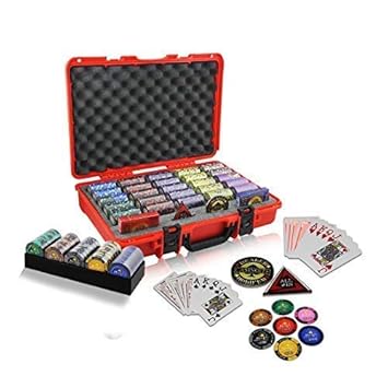 Casinoite Poker Chips Set Monte Carlo Dark Millions 500