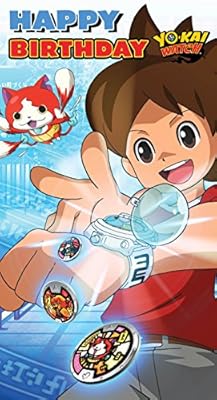 Yo Kai Watch Joyeux Anniversaire Carte Amazon Fr Fournitures De Bureau