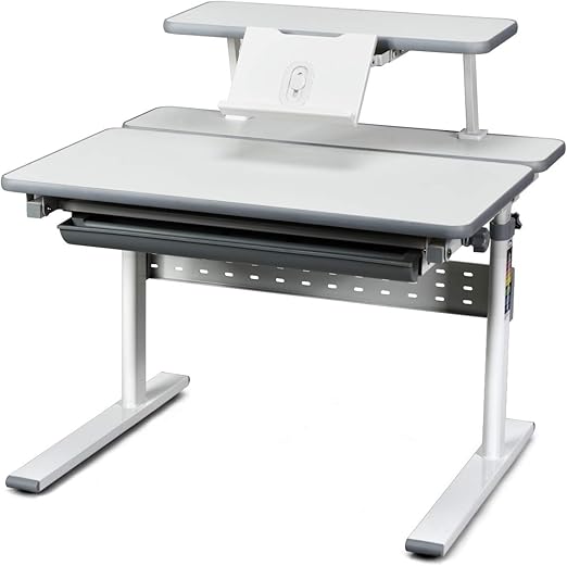 gray kids desk