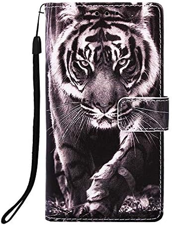 Lomogo iPhone XR Case Leather Wallet Case with Kickstand Card Holder Shockproof Flip Case Cover for Apple iPhone XR - LOYBO450058 L8