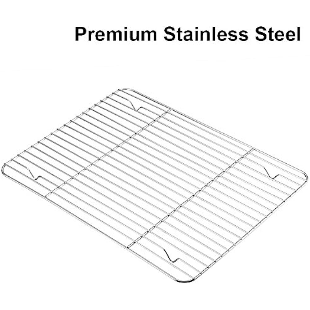 P&P CHEF Cooling Rack 4 Pack, Stainless Steel Baking Racks For Cooking