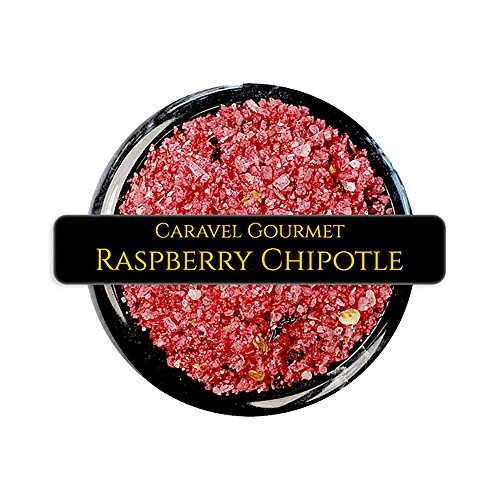 Raspberry Chipotle Sea Salt 2-pack - All-Natural Sea Salt Infused with Raspberry & Chipotle Peppers - Bold, Fruity, Spicy - No Gluten, No MSG, Non-GMO - Stackable Jars (8 total oz.) - Thumbnail 2
