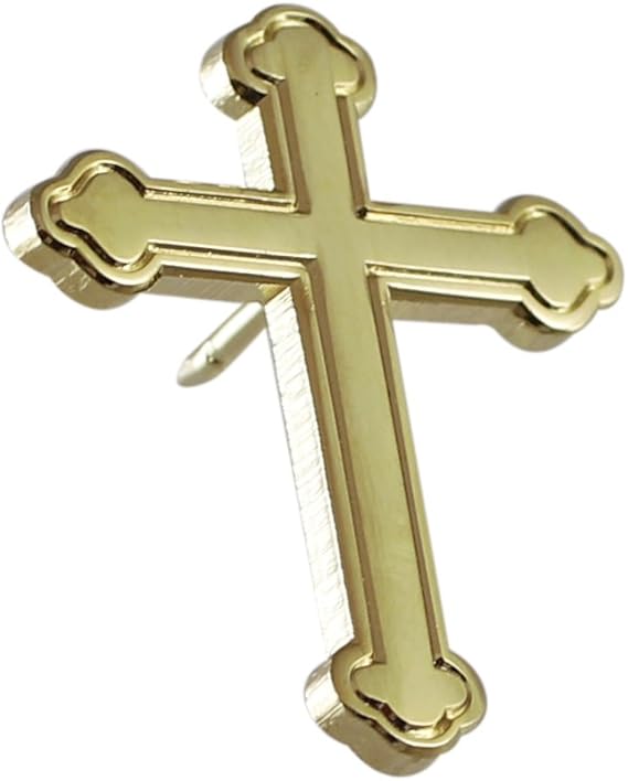 Gold Ornate Cross Religious Lapel Pin 1 Piece Amazon.ca