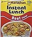 Maruchan Instant Lunch Beef Flavor Ramen Noodles with Vegetables 2.25 oz (Pack of 12)