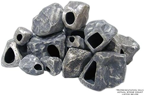 15 Pack - Assorted Ceramic Cichild Stones