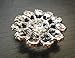Your Perfect Gifts 10 pcs Assorted Rhinestone Buttons Brooch Embellishment Set Pearl Crystal Wedding Brooch Bouquet BT165