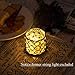 VINCIGANT Silver Crystal Tea Light Candle Holders,Cylinder Metal Arrangement Container Table Centerpieces for Dining/Living Room Decoration and Gift for Housewarming