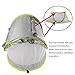 Baby Travel Bed, Portable Baby Beach Tent UPF 50+ Sun Shelter, Baby Travel Tent Pop Up Mosquito Net and 2 Pegs, Ultralight Weight （Style 1)